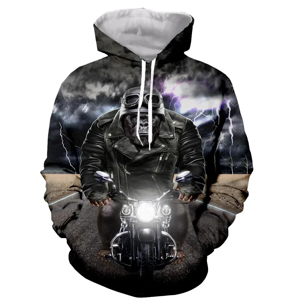 

Autumn/Winter Men's Hoodies Motocross Motorcycle outdoors Cool New Fashion Long Sleeves 3D Print Clothing Sweatshirts For Men