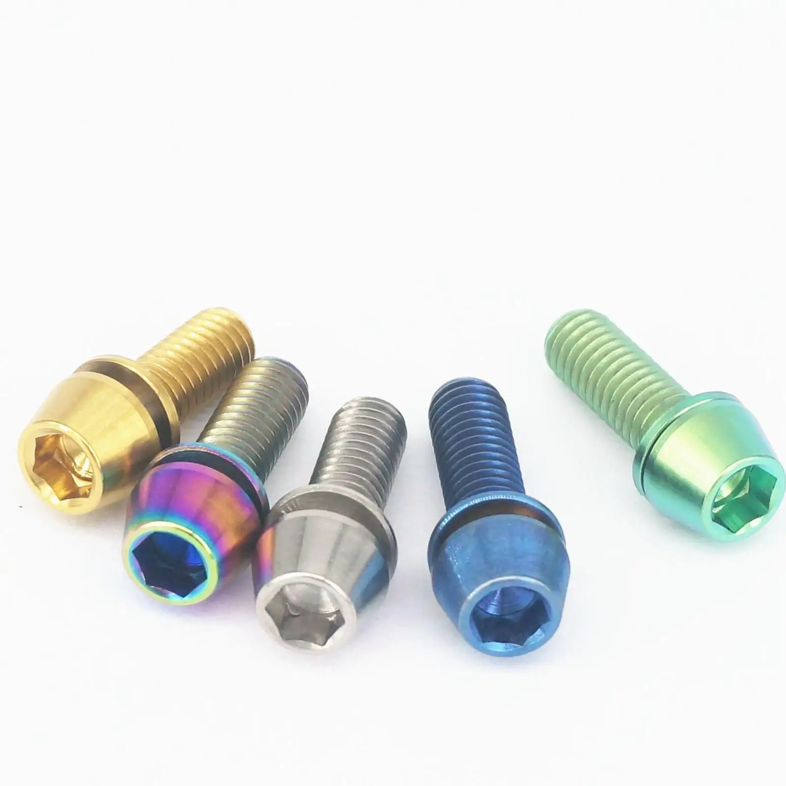 (2) m5x16 мм M5X18 m5x20 GR5 титановые Золотые/синие/зеленые/фиолетовые/черные велосипедные