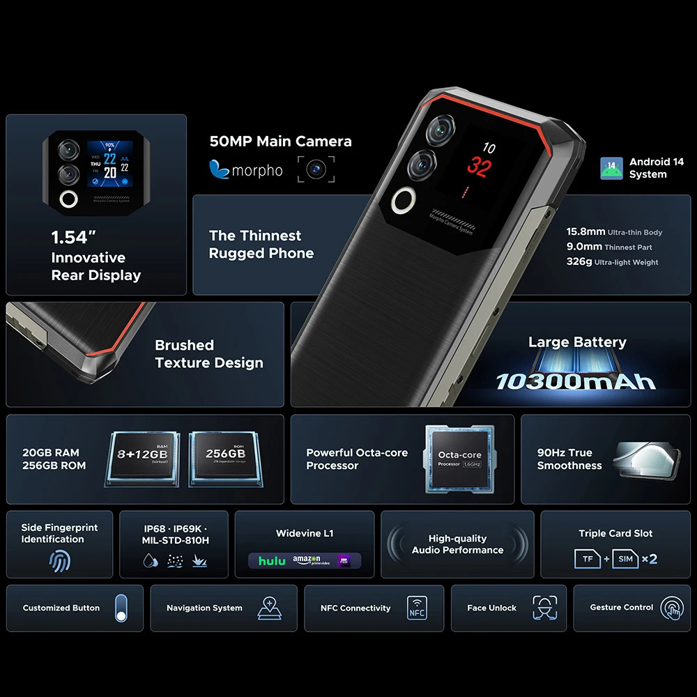 Смартфон Doogee Blade 10 Max 8/256ГБ global