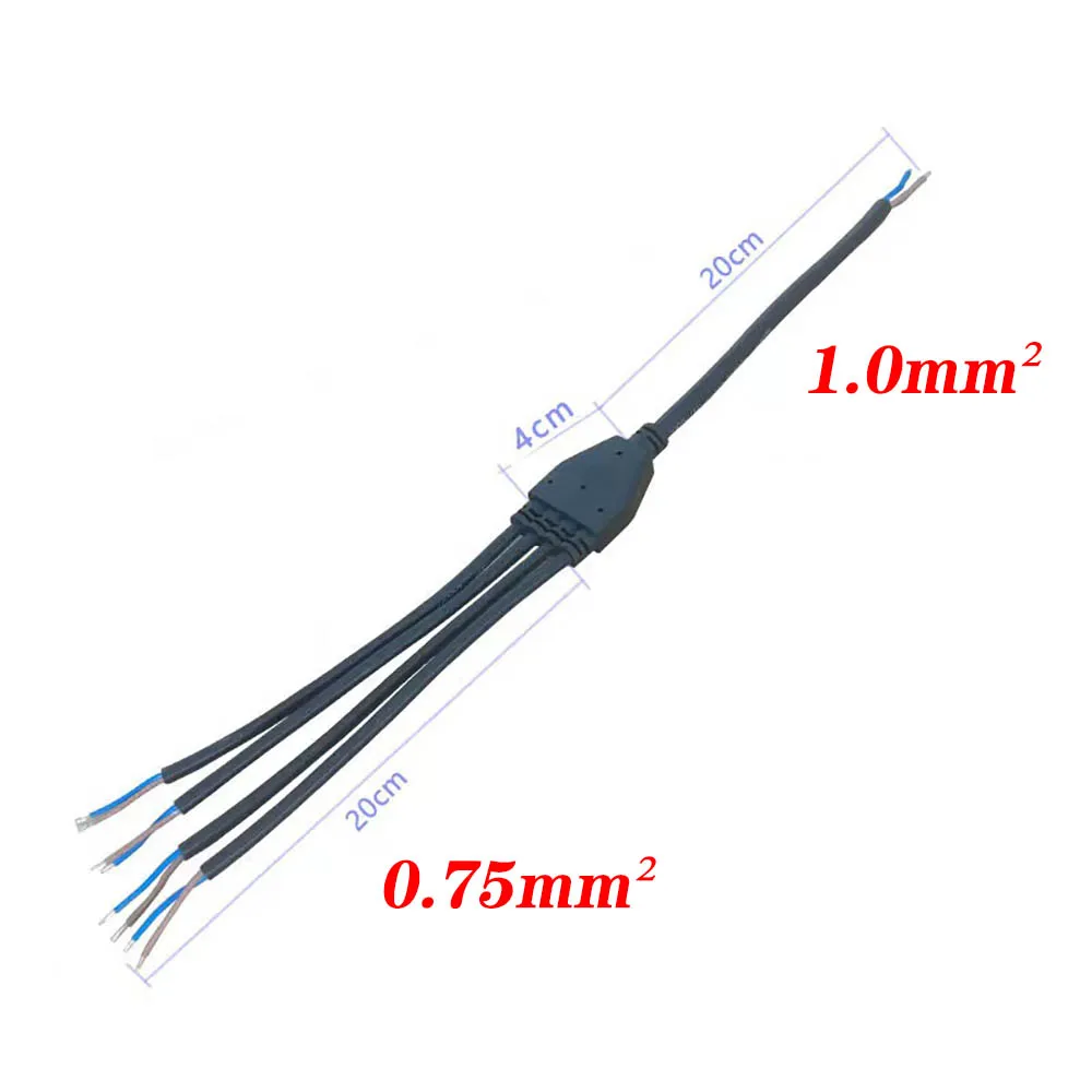 

Водонепроницаемый соединительный кабель LAJQTAO IP68 2-6 контактов