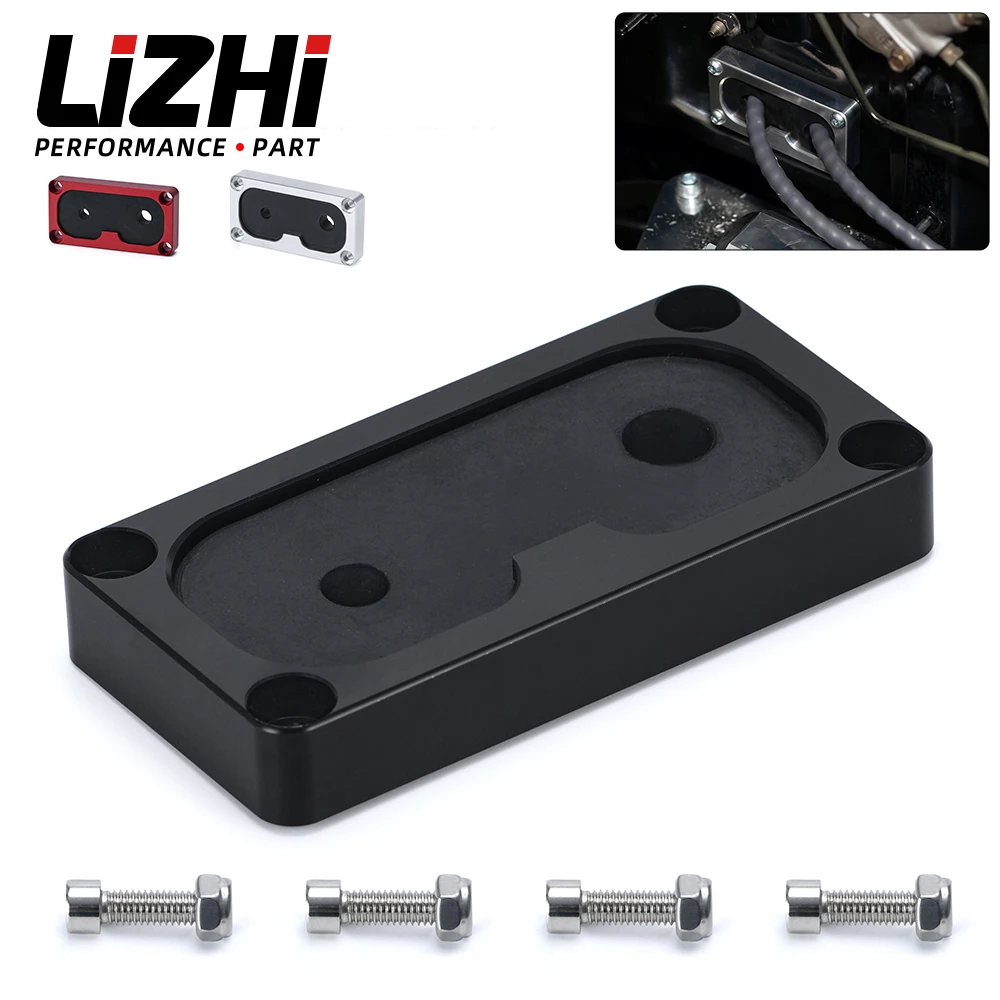 

LIZHI RACING- Billet Firewall Shifter Cable Grommet Mount Kit For Honda Civic Integra K20 K20a2 K20z Poly LZ-SBP02