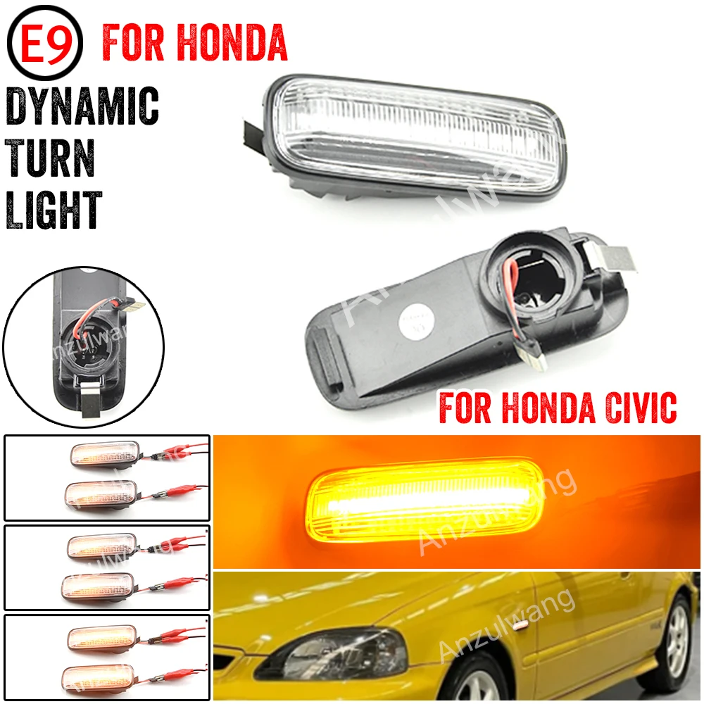 2 шт. автомобильный индикатор поворота для Honda Civic EK 2/3/4dr