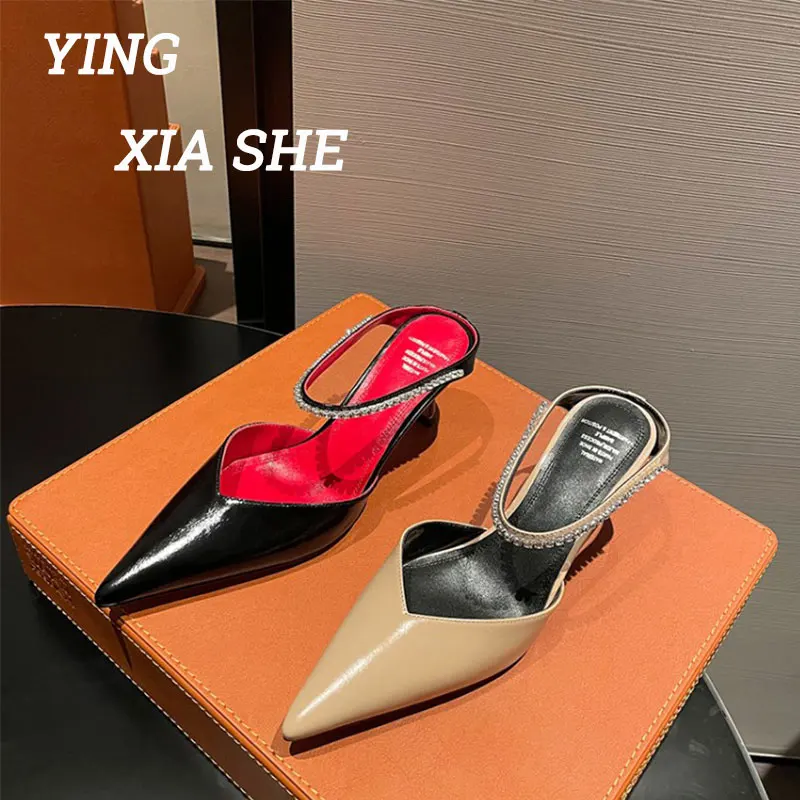 

High quality women's shoes Leather banquet wedding commuter heels sandals