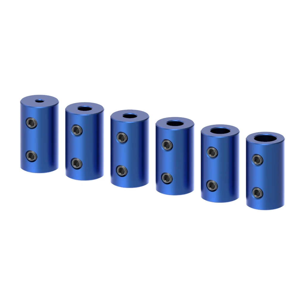 Фото Муфта GKTOOLS D14L25 из алюминиевого сплава, отверстие 3/3, 17/4/5/1/6/6/7/8 мм, синяя Гибкая муфта вала для 3D-принтеров, деталь шагового двигателя №5