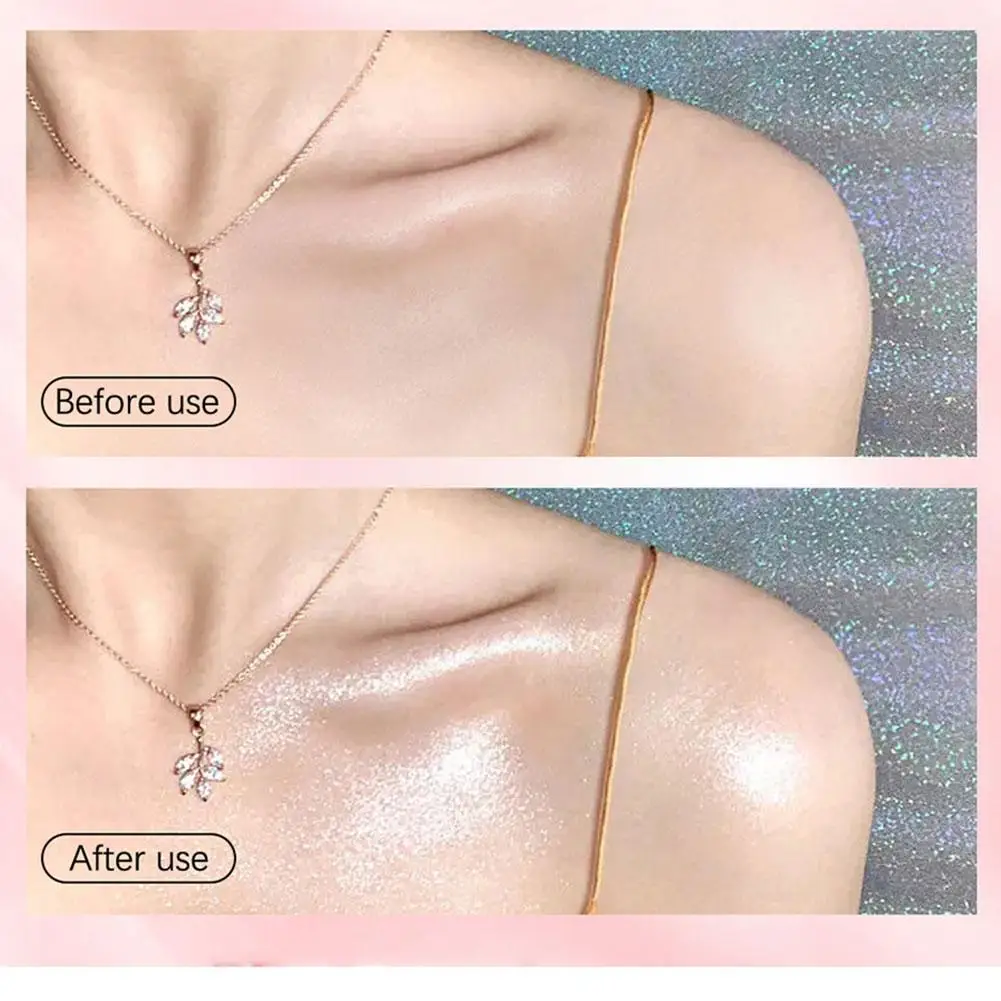 New White Moonlight Highlighter Powder Polvo De Hadas Glitter Powder Shimmer Contour Powder for Face Body Highlight Makeup Q7K1 2 New White Moonlight Highlighter Powder Polvo De Hadas Glitter Powder Shimmer Contour Powder for Face Body Highlight Makeup Q7K1 2