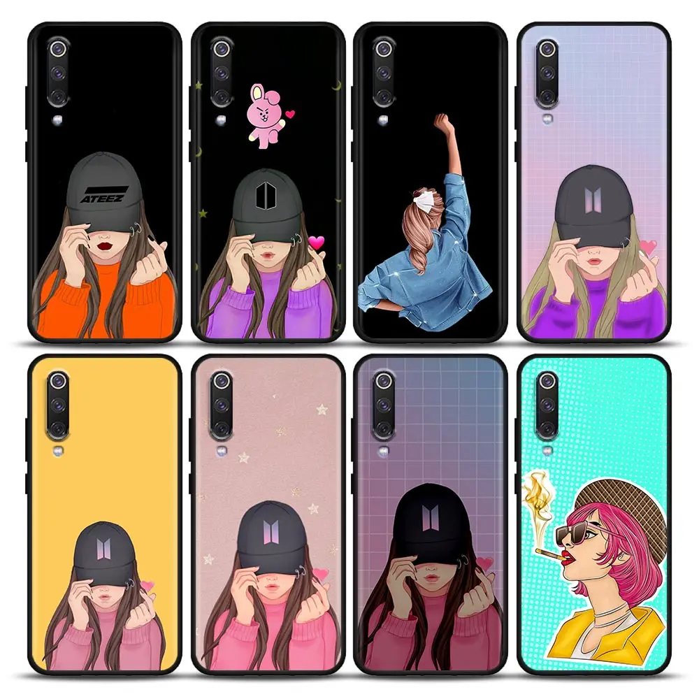 

Phone Case for Xiaomi Mi A2 8 9 SE 9T 10 10T 10S CC9 E Note 10 Lite Pro 5G Soft Silicone Case Cover Pretty Sexy Girly