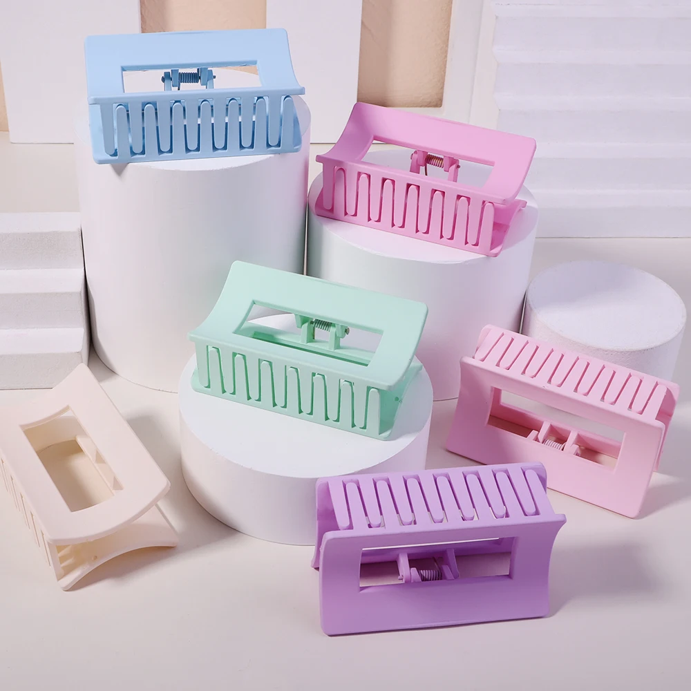 

New Korean Elegant Women Girls Plastic Hair Claws Hair Clips Headwear Hairpins Crab Barrettes Fashion Ornament Hair Accessories