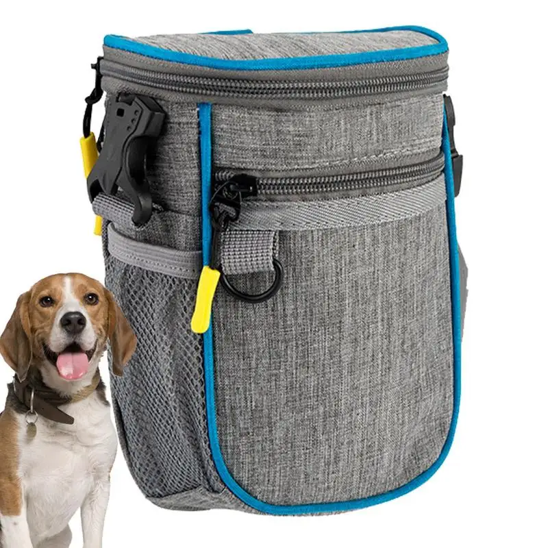 

Dog Treat Bag Treat Bag Pouch Easily Carries Pet Toys Kibble Treats Waist Belt ClipDog Training Treat Pouch Bag Portable