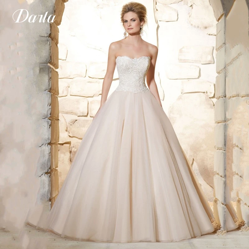 

Элегантное бальное платье, свадебные платья для женщин, сексуальное кружевное платье для невесты без бретелек, без рукавов, с вышивкой, 2024