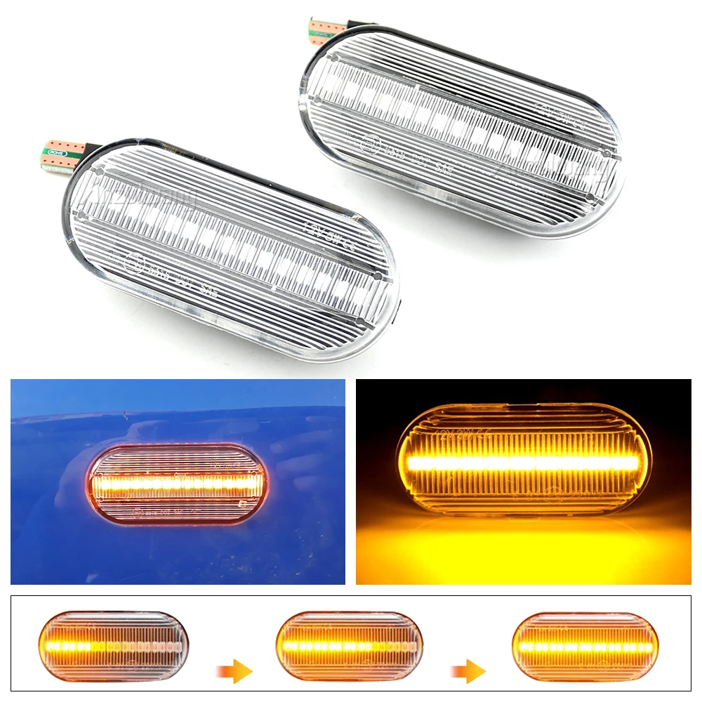 

Led Dynamic Side Marker Turn Signal Light For VW Up Caddy T5 Amarok Jetta Golf 3 4 Fox Beetle Lupo Sharan Bora Passat Polo Vento