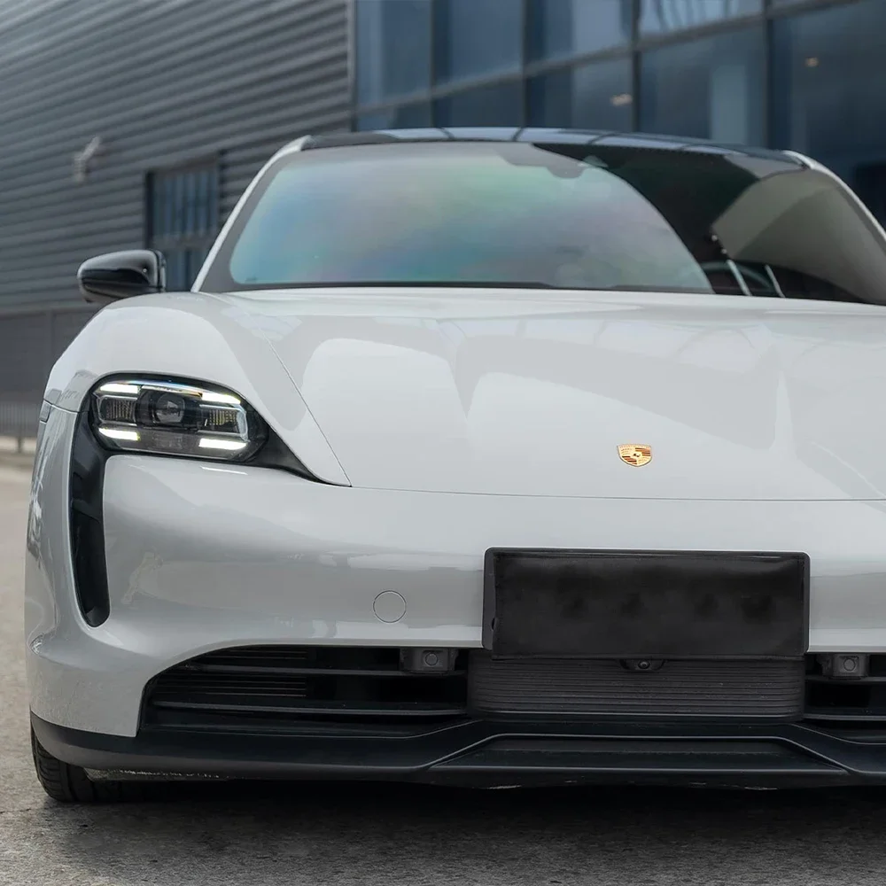 Автомобильная наклейка матовая серая виниловая пленка без пузырьков авто