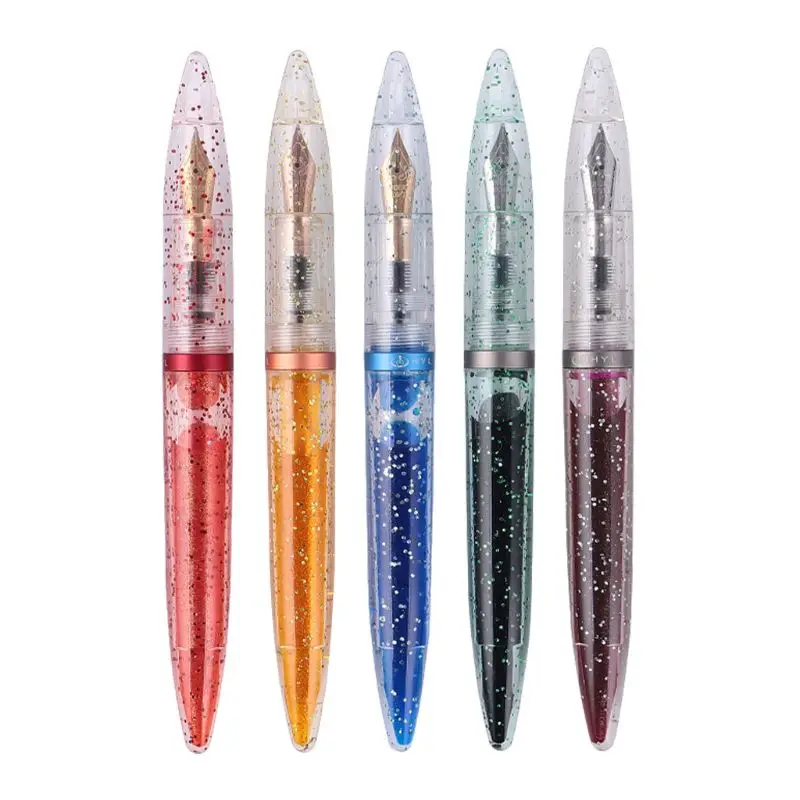 

Прозрачная перьевая ручка 0,38/0,5 мм с тонким наконечником для каллиграфии, студенческой бизнес-школы
