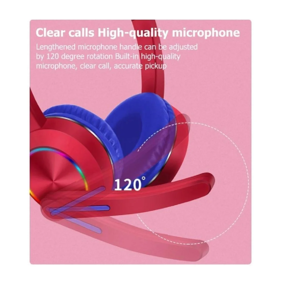 Sunix Cat Ear Bluethooth Earphone With Mic Black | Электроника