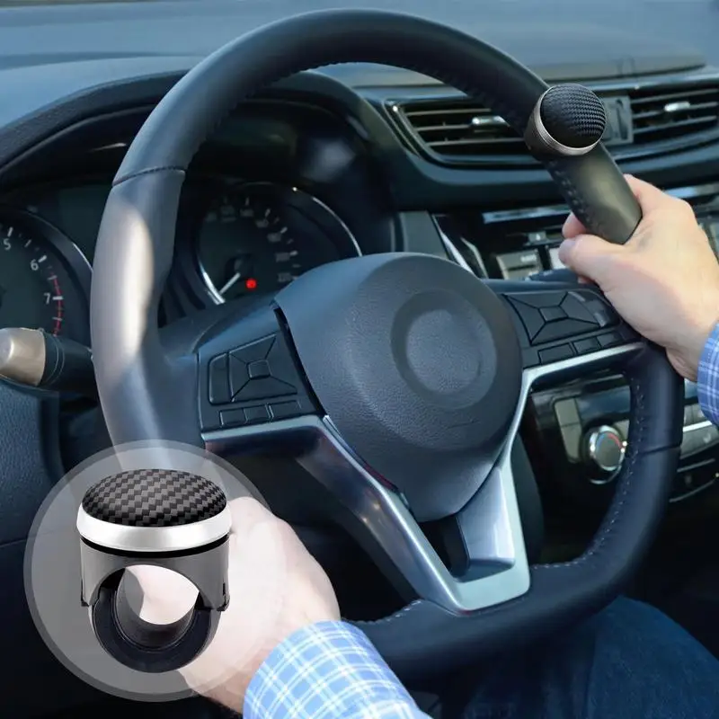 

Universal Car Steering Wheel Spinner Anti Slip Booster Ball Steering Knobs Silicone Power Handle Controler For Car Boat Truck