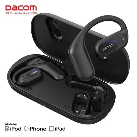 Новые оригинальные беспроводные наушники DACOM, IPX7 водонепроницаемые Bluetooth наушники для спорта, наушники с открытым ухом, наушники-вкладыши с шумоподавлением