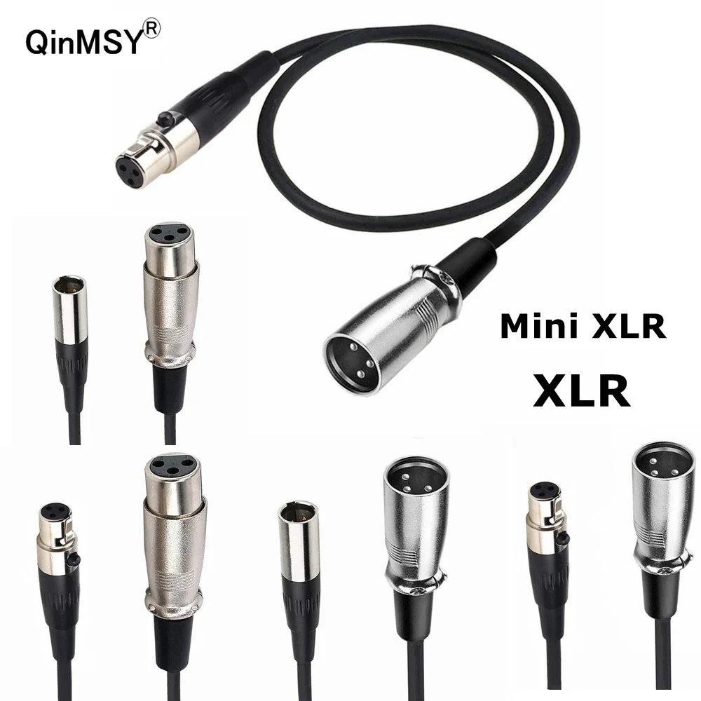 Мини-контактный разъем папа к XLR 3-контактный мама для Blackmagic Pocket Cinema 4k