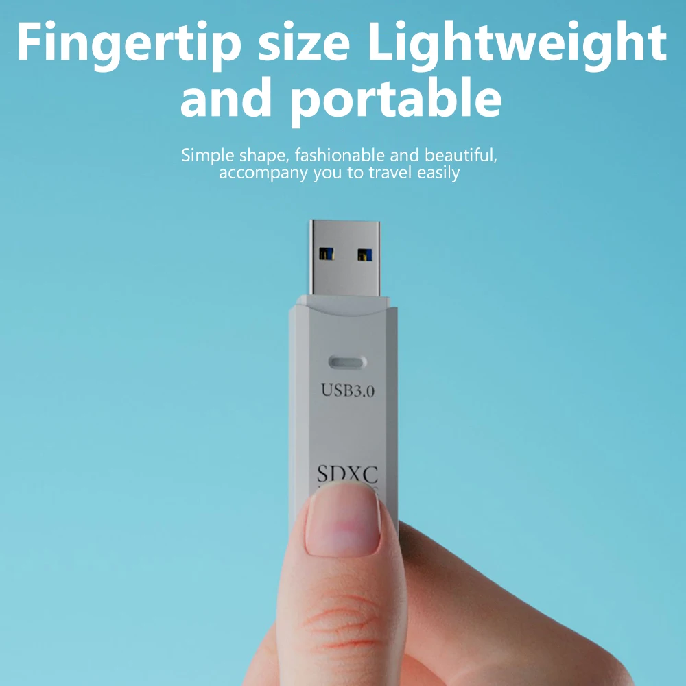2-в-1 USB3.0 Устройство чтения карт памяти USB3.0/2.0 к Micro SD TF для ПК Аксессуары ноутбуков