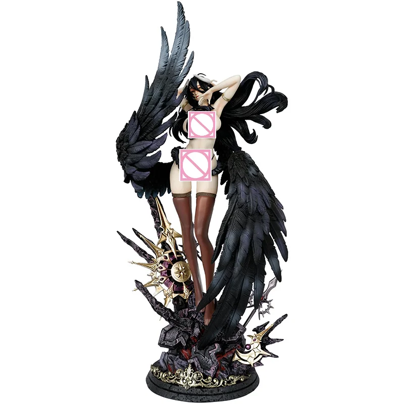 

58cm Anime OVERLORD Figure Swimwear Dress Albedo PVC Action Figure Toys Collectible Model Toys Statue Kid christmas Gift