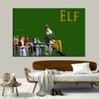 Картина из фильма Elf, Картина на холсте, Настенная картина маслом, настенные картины для детской спальни, гостиной, украшение для дома