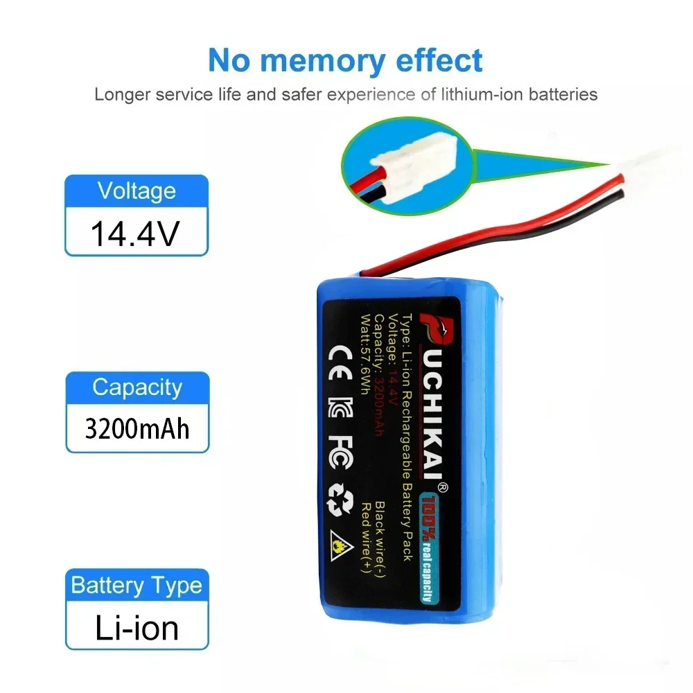 Новый аккумулятор H18650CH-4S1P на 3200 мАч и HEPA-фильтр с боковой щеткой для