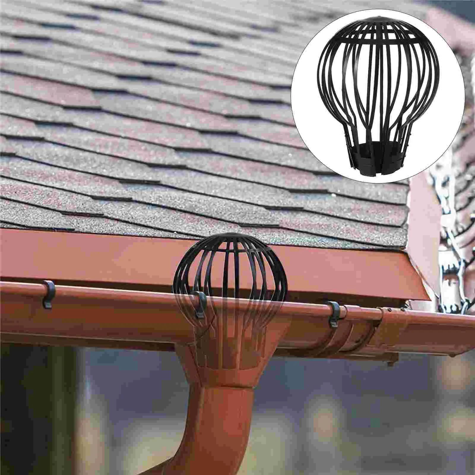 

4 Pcs Outdoor Sink Roof Drain Screen Leaf Filter Gutter Protection Gutter Leaf Guard Gutter Cleaner The Ground Gutter