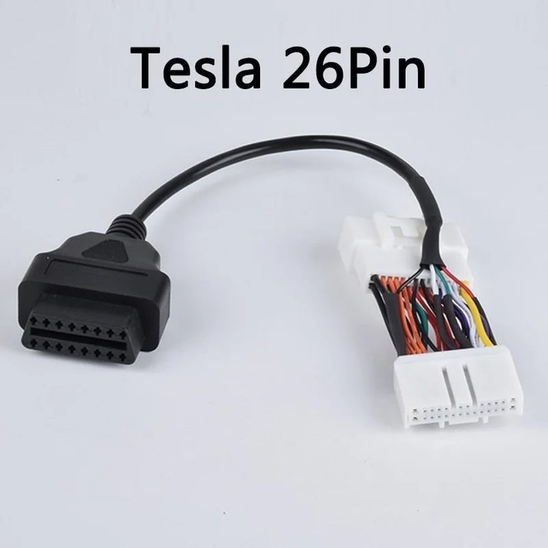 

For Tesla OBD Adapter Line, 26 Pin Male and Female Connector Diagnostic Line