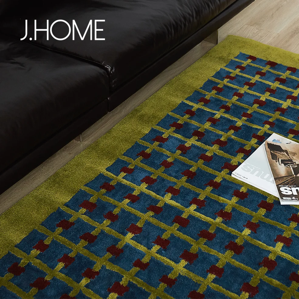 

Home Carpet Model Handmade Nordic Modern Living Room Bedroom Bedside Blanket