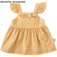 colorful childhood baby skirt summer dress girl suspender skirt toddler princess skirt 3 year old baby girl summer dress aly225