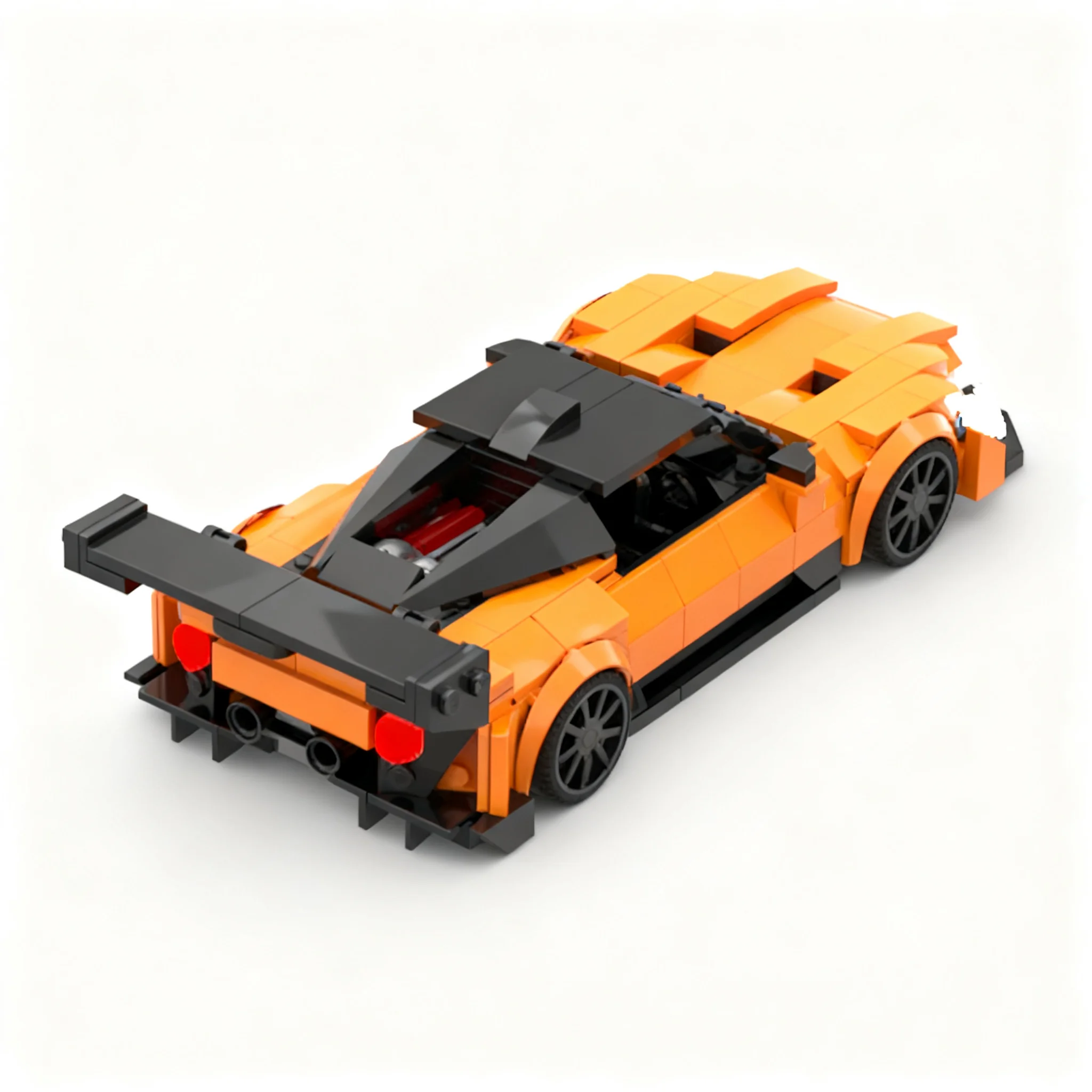 398 деталей MOC City Champions Zenvo TSR-S, модель из строительных блоков, рождественский подарок, подарок на день рождения, коллекция креативных 3D-конструкторов, образовательный набор. (art.: 3920dcf97e32b) - 3920dcf97e32b