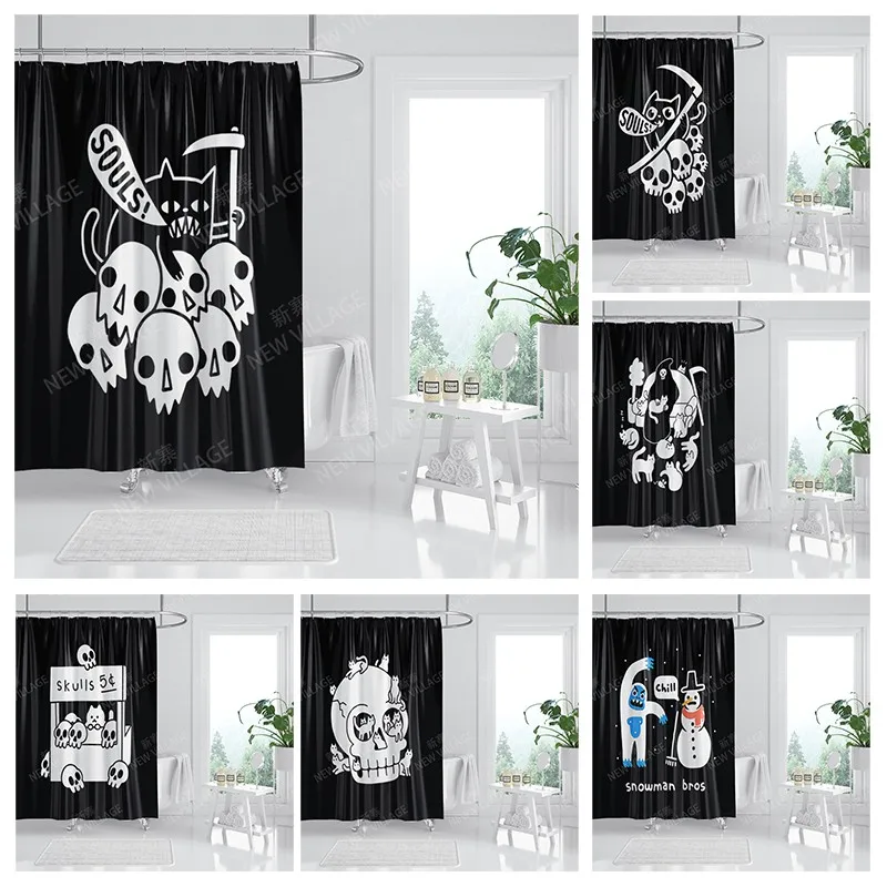 

Водонепроницаемые тканевые занавески для душа, занавески для ванной, аксессуары, занавеска для ванной, для душа, 180x200 см, 240*200, аниме, украшение в стиле бохо