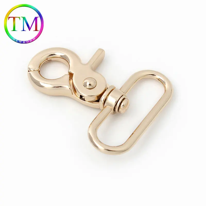 10-50Pcs Custom Metal Snap Hook Trigger Swivel Lobster Clasp Clips Strap Belt Webbing Buckle Diy Bag Hardware Accessories
