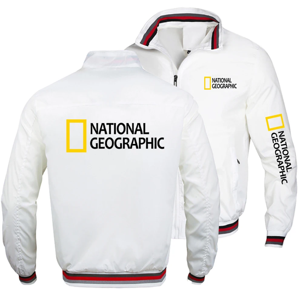 

National Geography 2023 Spring Jacket New High Quality Men's Jacket Casual Zipper Jacket Men's Thin Breathable Men's Jacket Top
