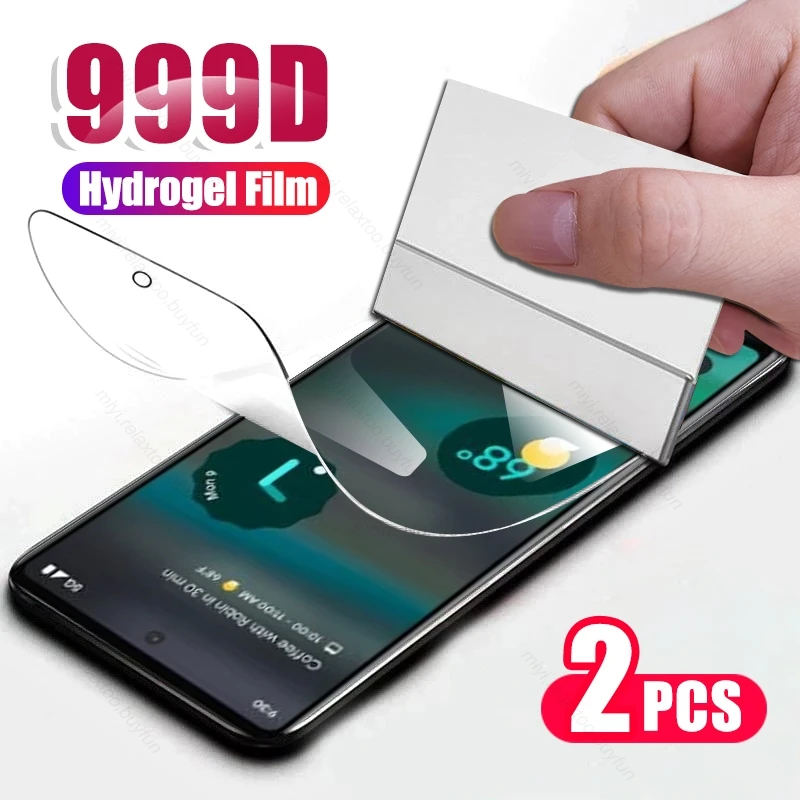 

2 шт., 999D винтажная мягкая Гидрогелевая пленка для Google Pixel6a Pixel 6a 6 a a6 5G 2022, защита экрана, не стекло на Googe Pixel6 Pro