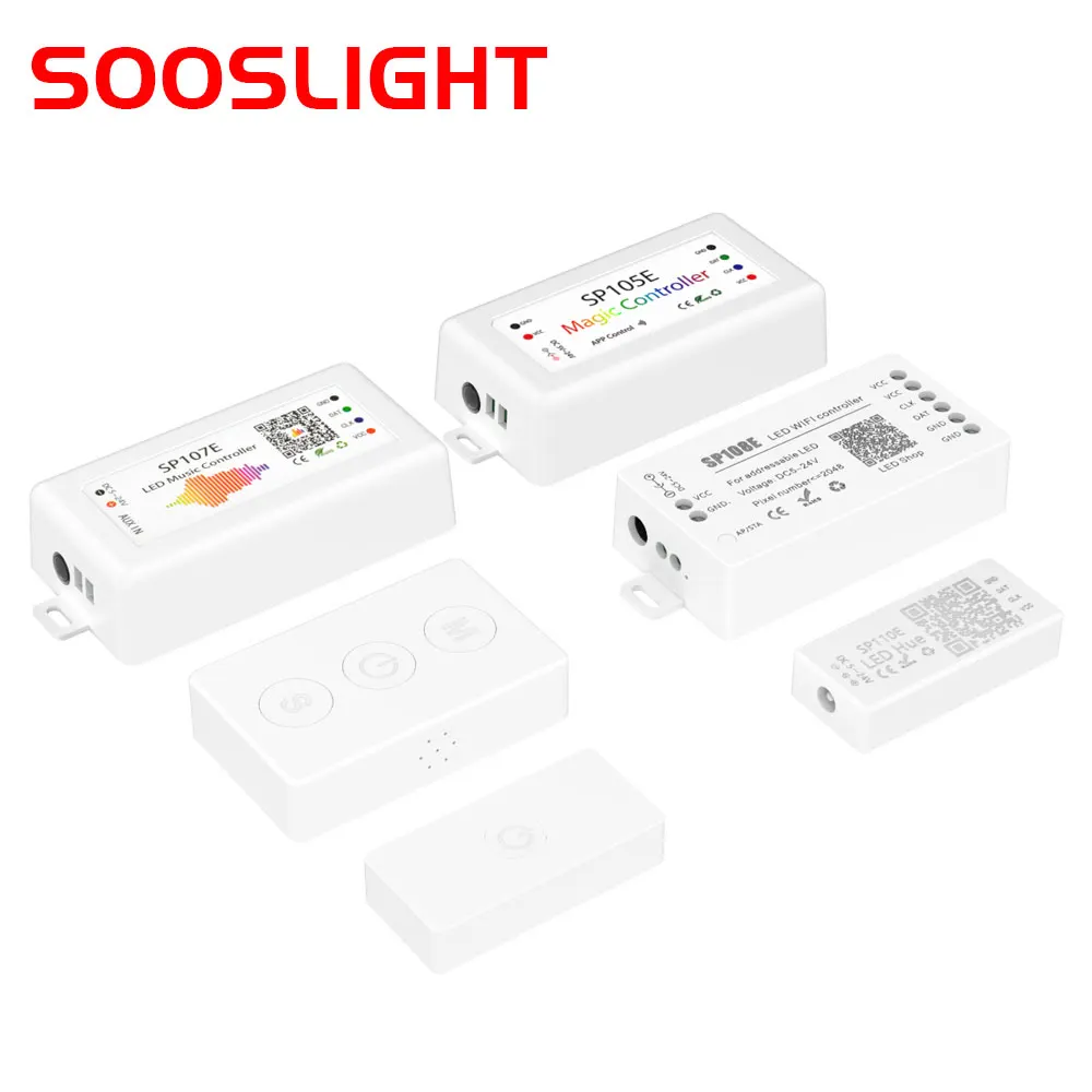 Контроллер светодиодсветильник ленты WS2812B лампа с голубыми зубьями SP105E SP110E Wi-Fi