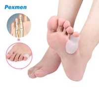 pexmen 2pcs tailors bunion corrector pad bunionette straightener pinky toe separator protector shield pain relief spacer