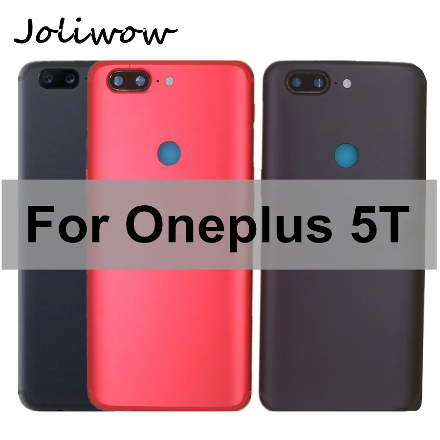 

Для Oneplus 5T A5010 чехол для задней панели батареи корпус + лоток для sim-карты + боковые кнопки питания задняя дверь для OnePlus 5T крышка для батареи
