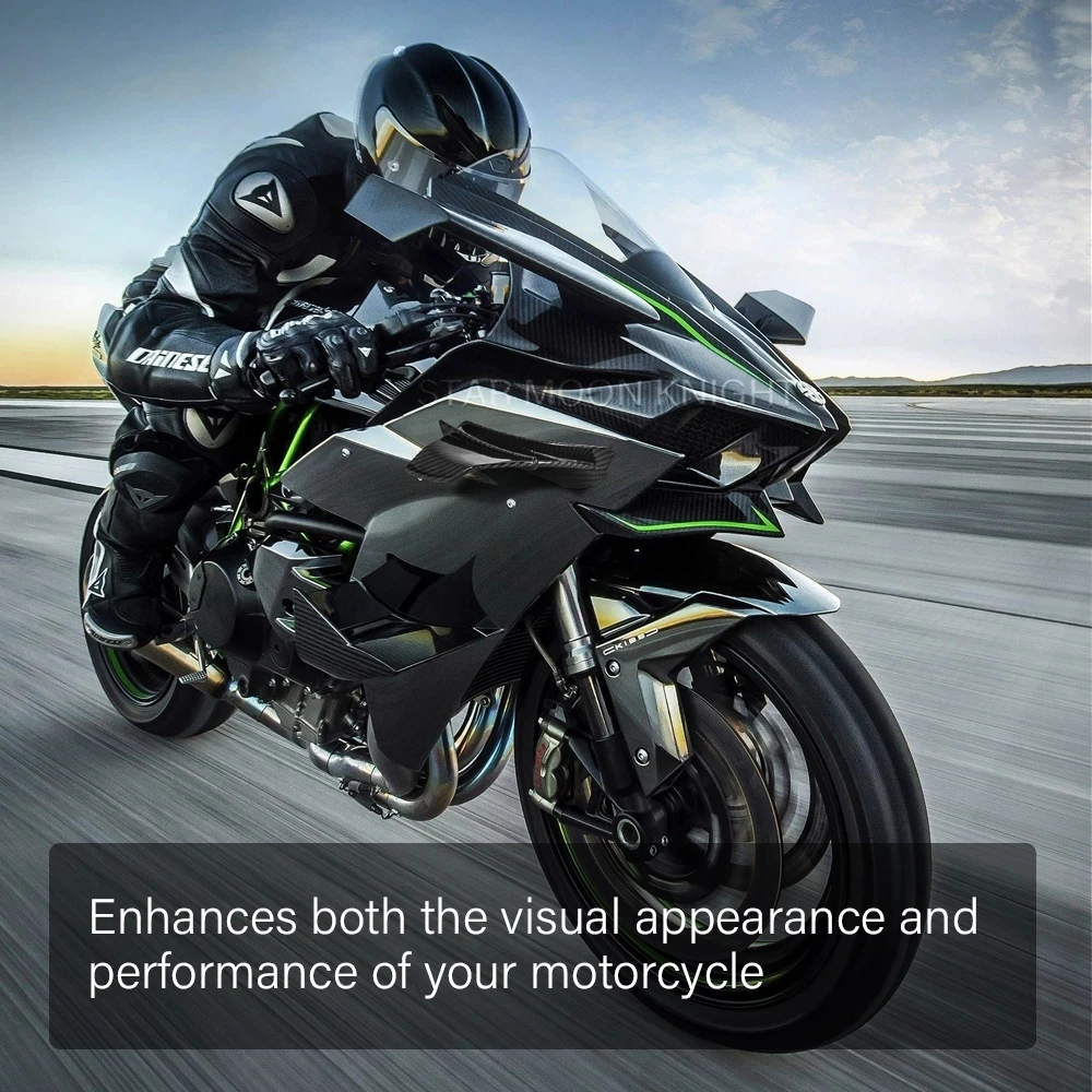 Для Kawasaki Ninja 650 400 300 250 H2R ZX-14R ZX-10R Z H2 ninja 1000SX мотоциклетные крылья с аэродинамическим