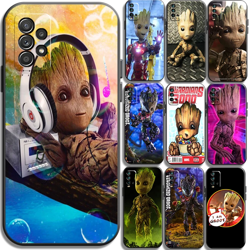 

Marvel Groot Cartoon Phone Cases For Xiaomi Redmi POCO X3 GT X3 Pro M3 POCO M3 Pro X3 NFC X3 Mi 11 Mi 11 Lite Carcasa Soft TPU