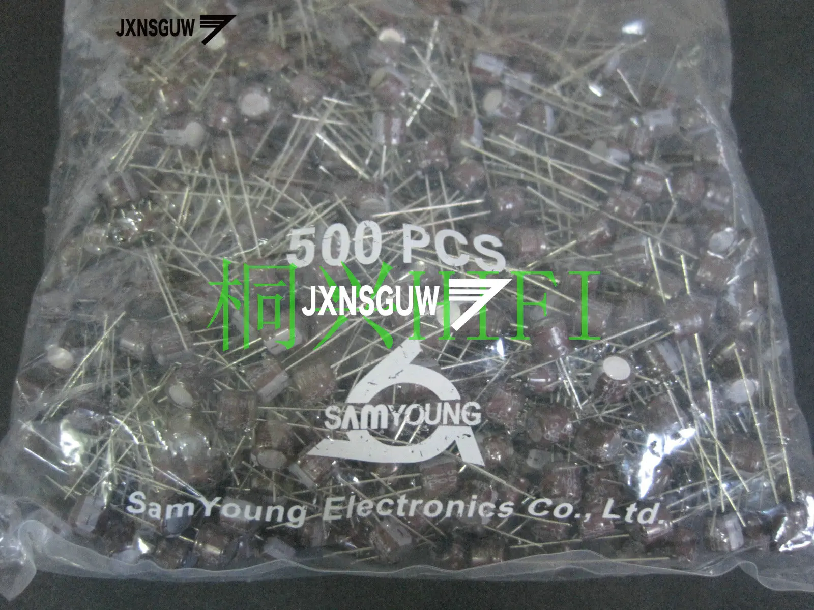 20PCS Original SAMYOUNG KRE 50V10UF 6X5MM Brown Aluminum electrolytic capacitors 10uF/50v 10UF 50V | Capacitors