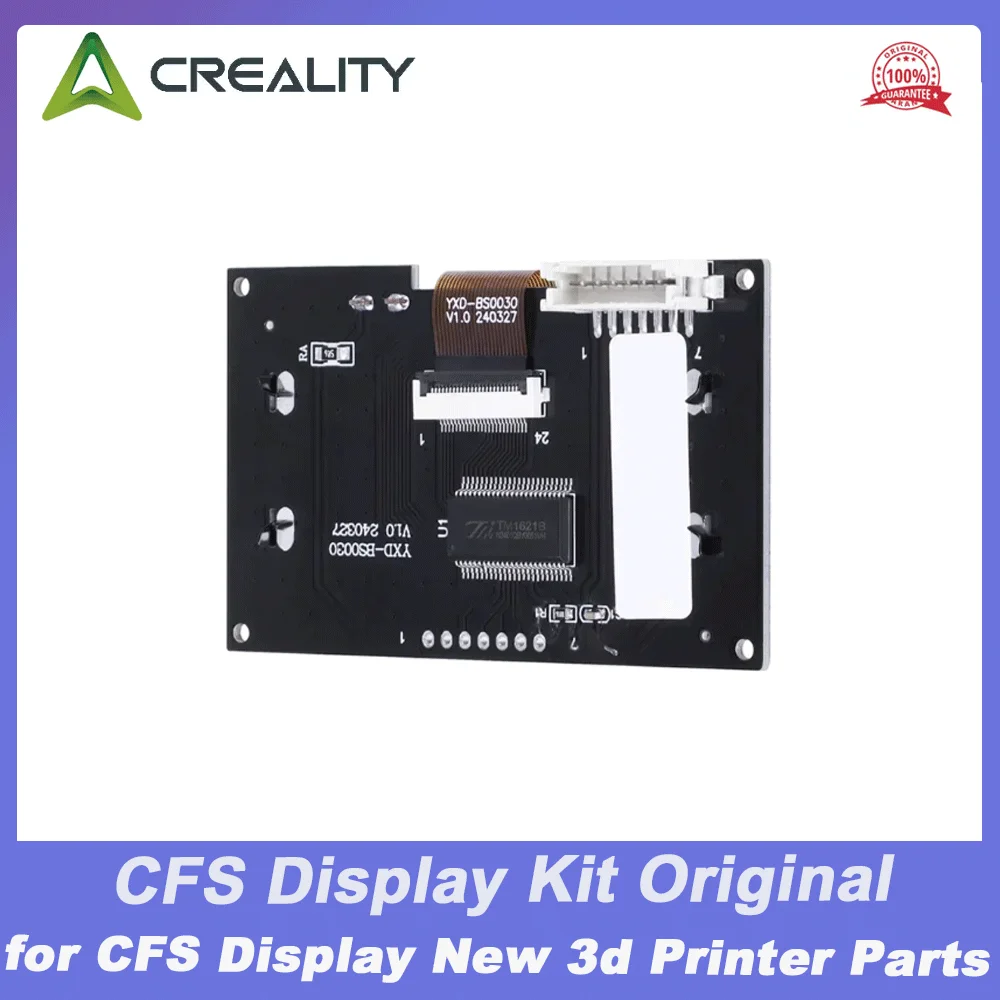 Фото Оригинальный комплект дисплея Creality CFS K2 Plus (74×46×6.6), только дисплей, новые запчасти для 3D-принтера K2 Plus CFS №1