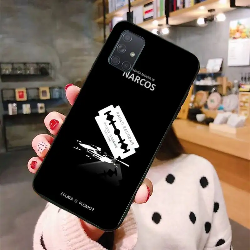 Чехол NARCOS для телефона с мексиканским ТВ-шоу Samsung Galaxy S6 S7 Edge Plus S9 S20Plus S20ULTRA S10lite S225G