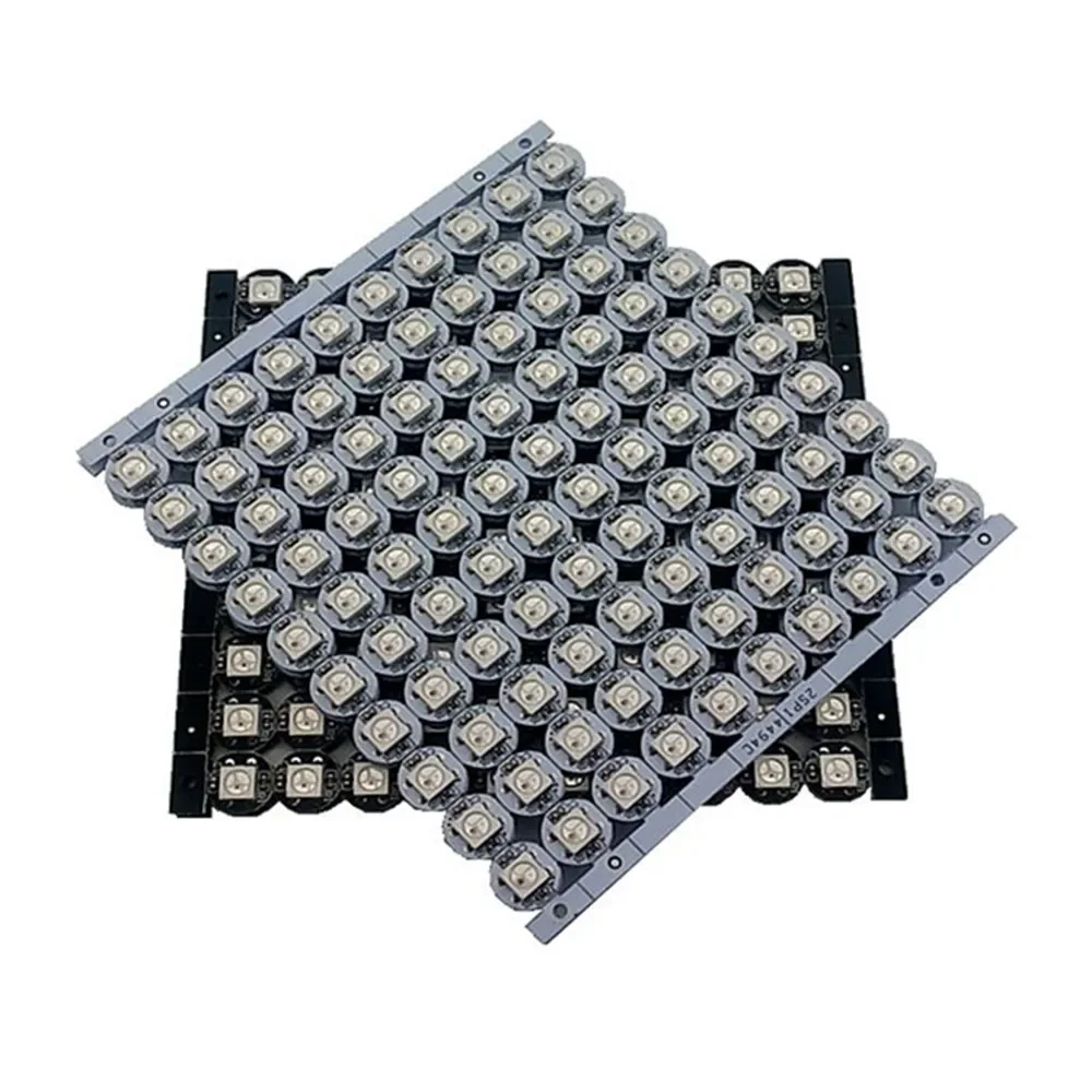 50 ~ 1000 4-контактный WS2812B WS2812 светодиодный чип и радиатор 5 В 5050 RGB WS2811 IC Ingebouwde