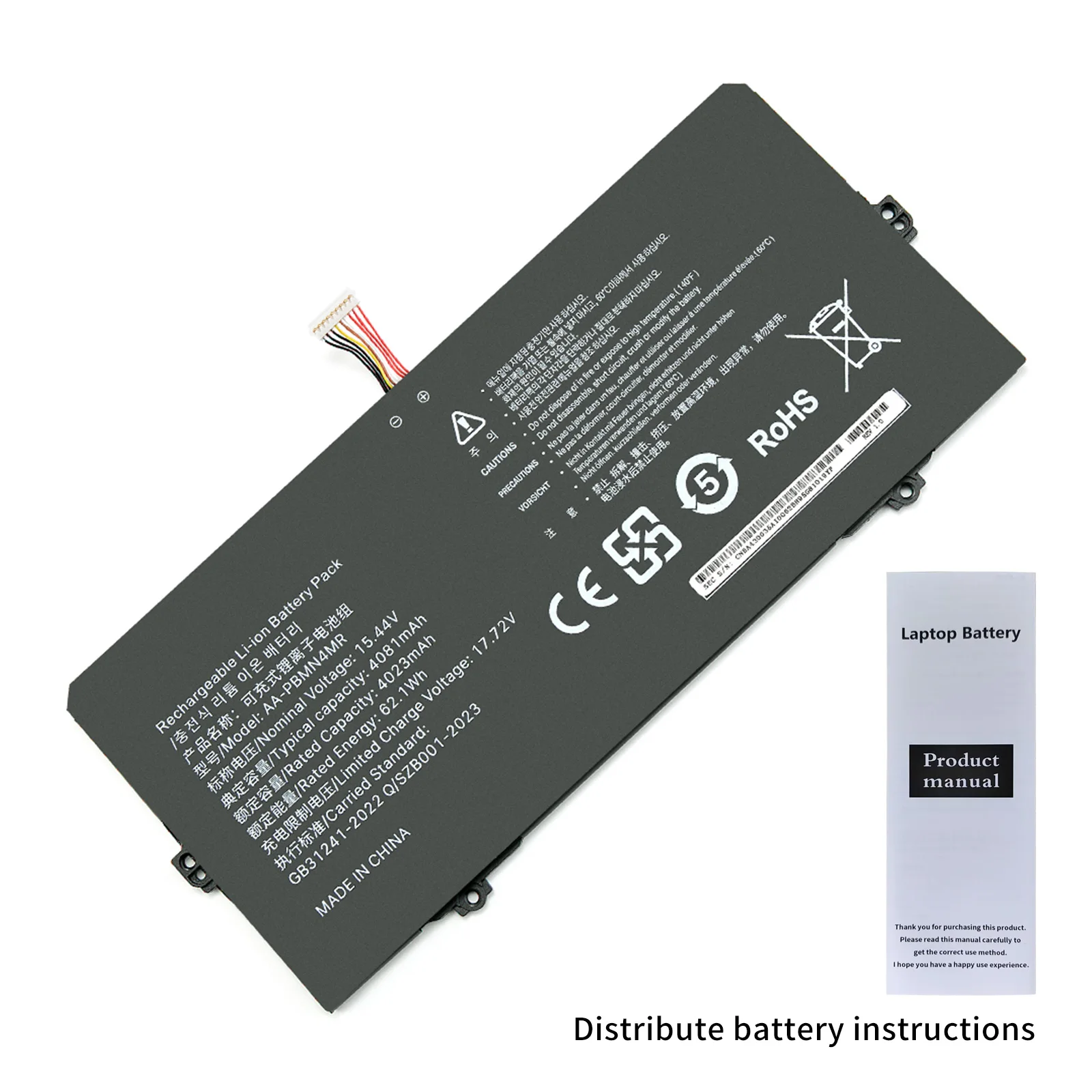 Оригинальный аккумулятор для ноутбука AA-PBMN4MR 62 1 Вт Samsung Galaxy Book Pro 360 13 NP930QDB NP930QED