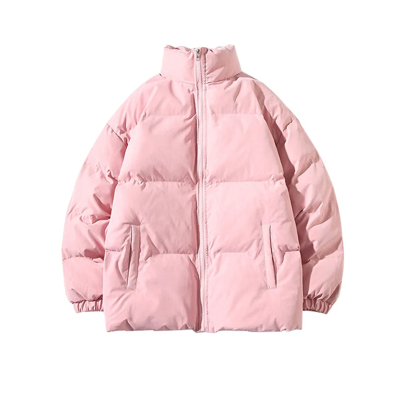 New Male Thickened Cotton Coat Men's Winter Coat Korean Version of The Stand Collar Trend Thickened Casual Warm Cotton Jacket