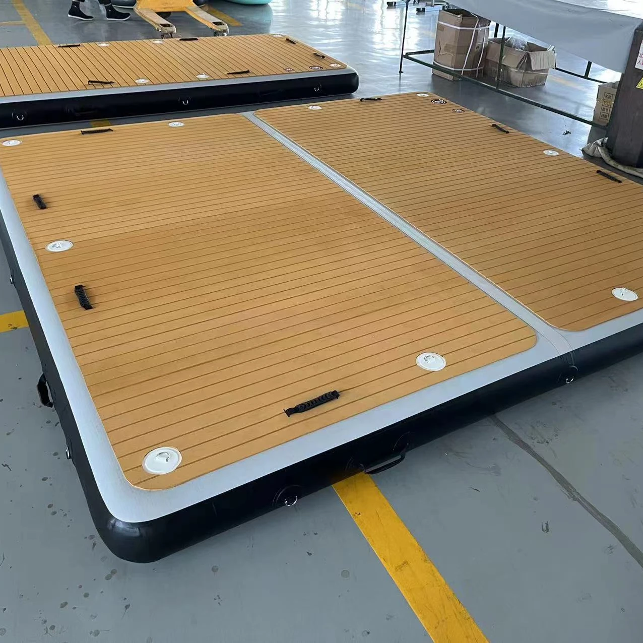 

3x3 м Плавающая Платформа для рыбалки, Понтонный коврик для отдыха