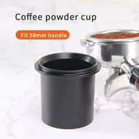 5158mm portafilters coffee filter aluminum alloy coffee dosing cup sniffing mug for espresso machine diy tools