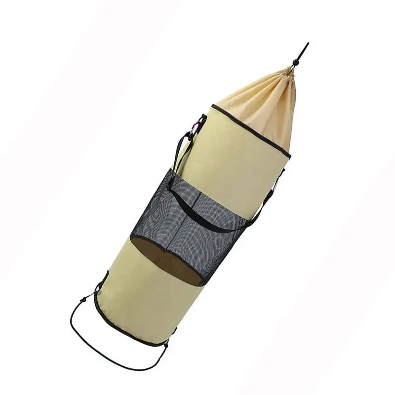 

Boat Trash Can Reusable Portable Boat Kayak Camper Garbage Container Storage Bag For Kayaking Boating Camping Hiking Beach