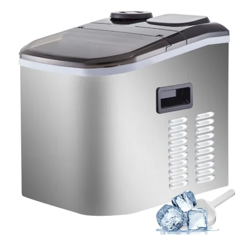 

12/18 kg/h máquina de gelo gerador elétrico refrigerador mini cubo de gelo fabricante chopper aparelho de cozinha para bares res