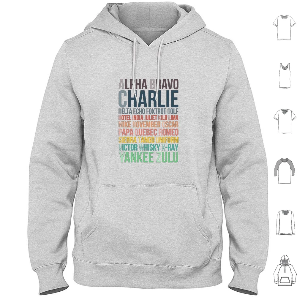 

Хлопковая толстовка с длинным рукавом и надписью Alpha Bravo ли