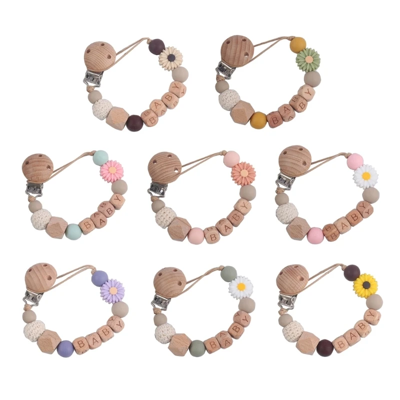 

Clip Pacifier Holder Teether Soother Chain Baby Boys Girls